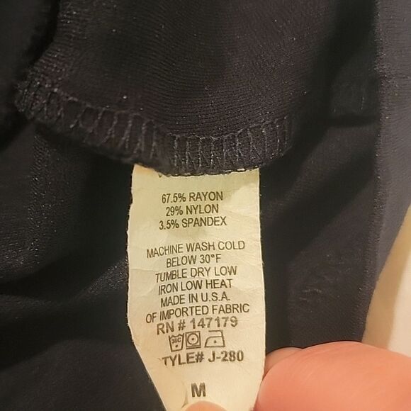 Veronica M Classic Black Blazer Sz Med - Picture 6 of 8